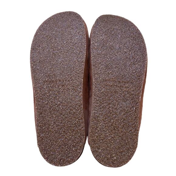 Jenni Kayne Shearling-Lined Moc Clogs Saddle Size 41 NEW - Picture 7 of 13